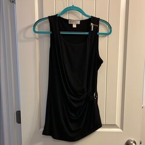 Michael Kors Elegant Black Sleeveless Top